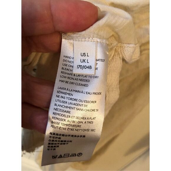 Free People LS Boho Crop Top L - Picture 10 of 12